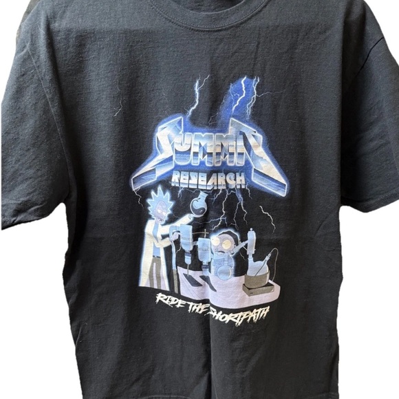 Port & Company Rick And Morty Metallica  T Shirt Size Large - Picture 4 of 4